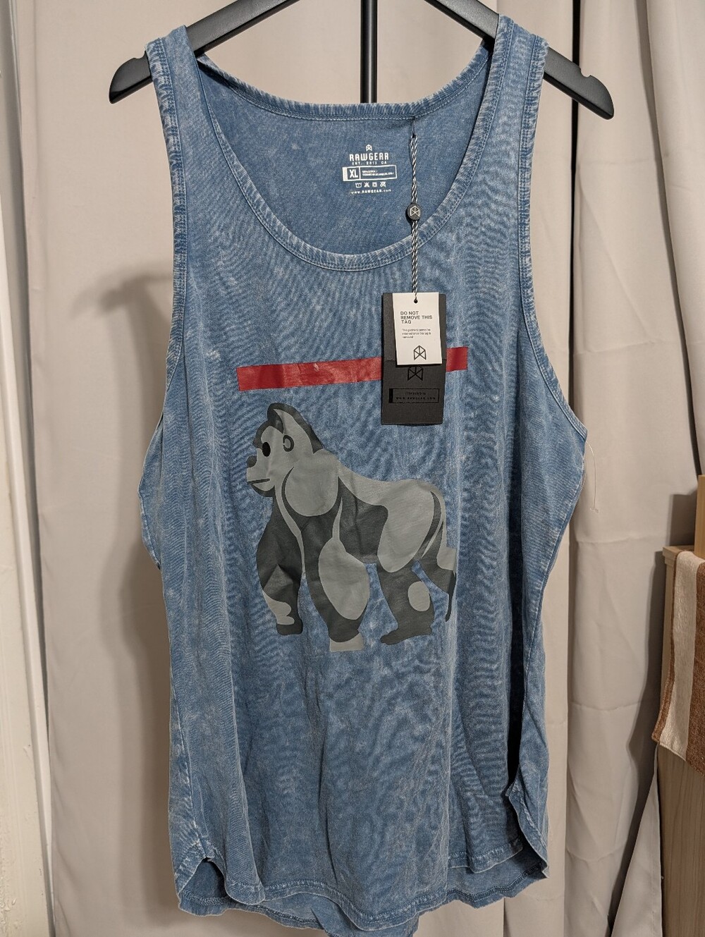 Raw Gear Tank Top with Gorilla Print